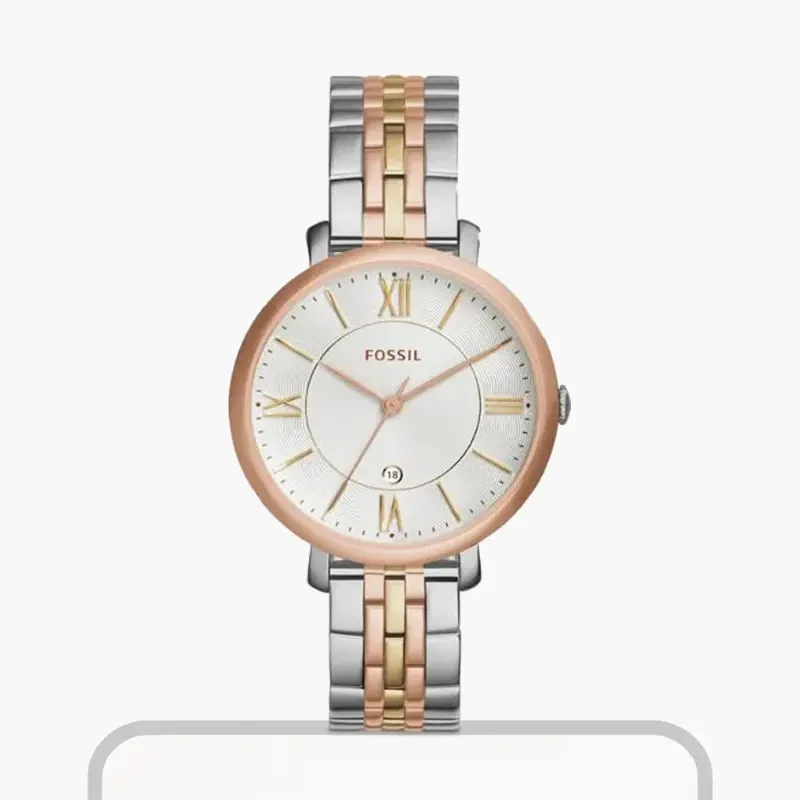 Fossil Jacqueline Silver Dial Ladies Watch- ES3844